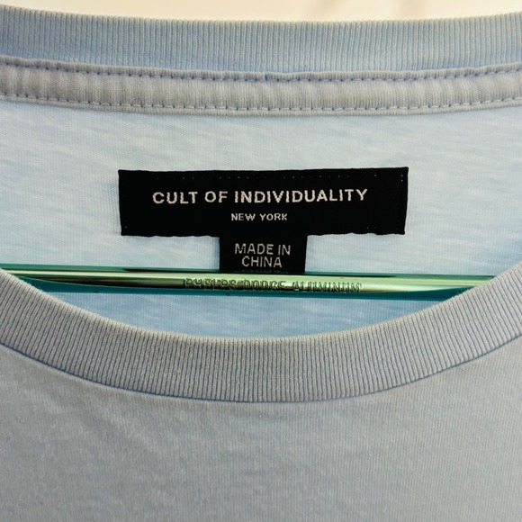 Cult of Individuality Light Blue Crystal Shimuchan T-Shirt | Size Large - Picture 6 of 11